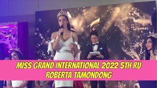 Miss Grand Intl 2022 5th RU Roberta Tamondong amp the rest of MGI 2022 Top 10 in Manila [upl. by Lliw547]