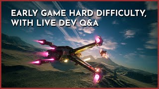 EVERSPACE 2 Early Game Hard Difficulty With Live Dev QampA [upl. by Eleph401]