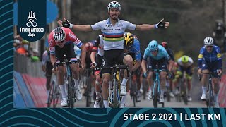 TirrenoAdriatico EOLO 2021  Stage 2 Last km [upl. by Wan969]