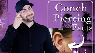 Important Conch Piercing Facts ✨👂 [upl. by Yrag170]