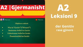 Genitiv  Rasa gjinore  OGjerman  Meso Gjermanisht [upl. by Gnal976]