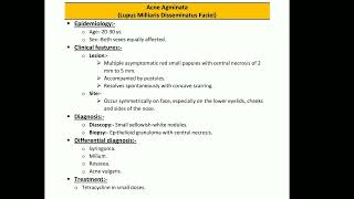 Acne Agminata  Lupus Milliaris Disseminatus Facial by Dr Ahmed Kamel [upl. by Ahsiekit]