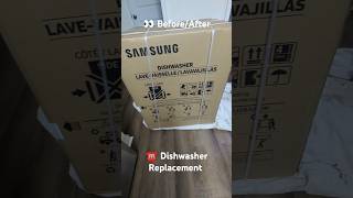 👀 BeforeAfter Dishwasher Replacement👉🏾SubscribeLikeShare👈 Its FREE👈🏻 dishwashers [upl. by Forbes]