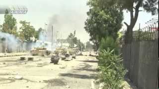 ANNA NEWS  SYRIA The operation in Al Kabune Part 85 bus station The fire resistance [upl. by Etnelav]