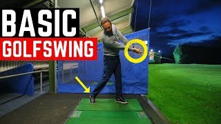 THE MOST BASIC GOLF SWING IN SLOW MOTION [upl. by Talie]