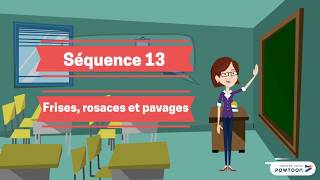 Séquence 13  Frises rosaces et pavages  Quatrième [upl. by Eiramllij428]