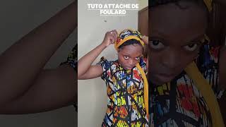 Tuto attache de foulard 😇headwrapstyles viralvideo headscarf foulard tutorial shorts [upl. by Olivier]