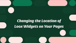 Changing the Location of Loox Widgets on Your Pages [upl. by Leibarg644]