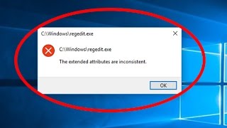 How To Fix The extended attributes are inconsistent Error in windows 88110 [upl. by Limhaj572]