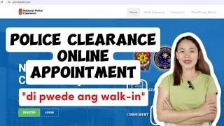 ✅POLICE CLEARANCE ONLINE APPOINTMENT 2024  BAWAL WALKIN [upl. by Annoet617]