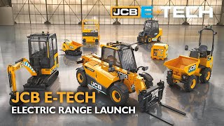 JCB ETECH Electric Range Livestream Launch [upl. by Charissa]