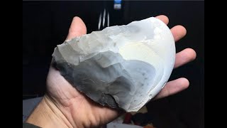 Lower Palaeolithic  Asymmetrical Acheulean Handaxe [upl. by Vonnie]