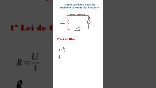 Como calcular resistência elétrica em circuito simples física [upl. by Ynner]