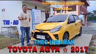 Full Salon Mobil Toyota Agya 2017 Bang Theo Himawan TNI  AU Pekanbaru  before and after [upl. by Lachance758]