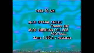 720p50p ITV LWT  continuity  16th January 1988 early hours of 17th  Part 1 of 2 [upl. by Vincentia]