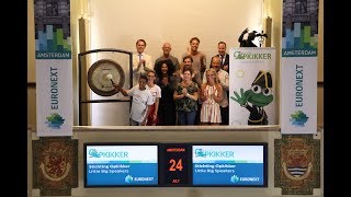 Little Big Speakers by Stichting Opkikker opens trading day [upl. by Ragland]