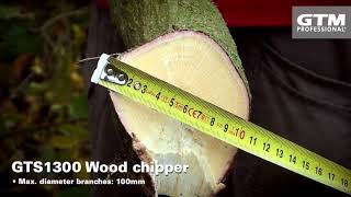 GTS1300S Advanced Safety Items EU Wood Chipping [upl. by Henning]