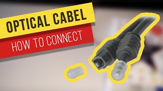 How to connect optical cable to Samsung TV  Soundbar [upl. by Alethea]