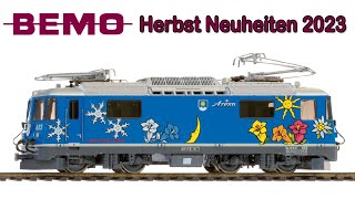 Bemo Herbst Neuheiten 2023  Modellbahn Spur H0 und H0m [upl. by Teeter719]