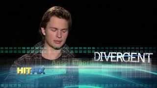 Ansel Elgort talks Divergent and Fault In Our Stars [upl. by Assirral247]