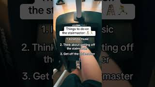 Things to do on the Stairmaster beyourbestbykatiebaird sleeperbuild stairmaster [upl. by Ecertal]