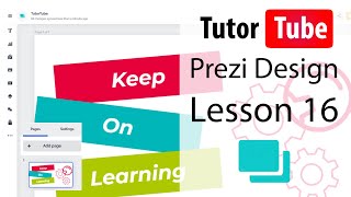 Prezi Design Tutorial  Lesson 16  Inserting Table and Adding Data [upl. by Enael]