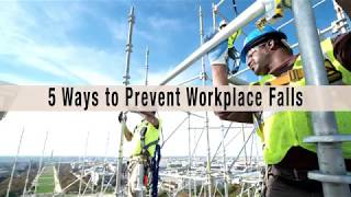 5 Ways to Prevent Workplace Falls [upl. by Ahsienroc]