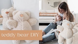 How To Sew A Teddy Bear  Pattern  Tutorial for Beginners [upl. by Airotcivairam114]