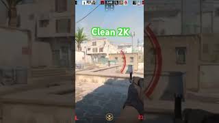 Clean 2K hscsgoclips csgo cs cs2 csgoclips csgohighlights csgo2 gameplay gaming gamin [upl. by Ettenil224]