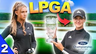 Can I win my first tournament LPGA proam ft LINN GRANT [upl. by Nnel957]