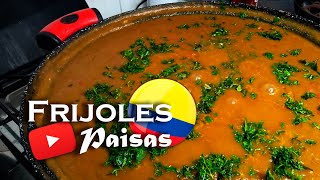 Frijoles Paisas  Receta fácil de preparar [upl. by Amlev208]