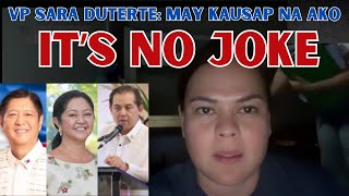 VP SARA quotPTAYIN MO SINA LIZA BONG BONG AT SI MARTIN ITS NO JOKEquot [upl. by Vasiliu]