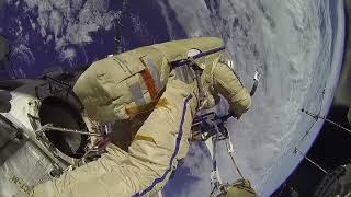 Unseen footage Astronaut space walk 2024 [upl. by Layney393]