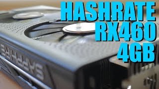 Sapphire Nitro RX 460 4GB Crypto Mining Hashrate [upl. by Soll]