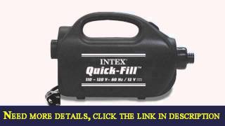 Details Intex QuickFill High PSI Indoor Outdoor Electric Pump 110120 Volt Best [upl. by Ahsikam]