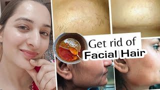 Facial Hair Removal Home Remedy  Remove Unwanted Face Hair Get Smoth Soft Skin [upl. by Manchester]