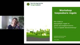 Webinar Inleiding toepasbare regels [upl. by Anneirb]