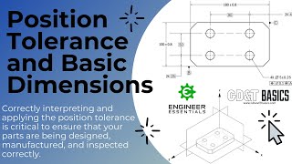 Position Tolerances and Basic Dimensions [upl. by Neerihs]