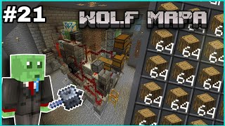 FARM DE MADEIRA 100 AUTOMATICA MINECRAFT BEDROCK SURVIVAL Wolf Mapa 21 [upl. by Selhorst]