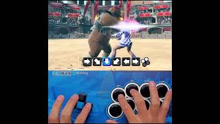 How to do HalfCircle Back Forward 632146 motion  Rockn Roll Circus in tekken 8 with Mixbox [upl. by Namhcan93]