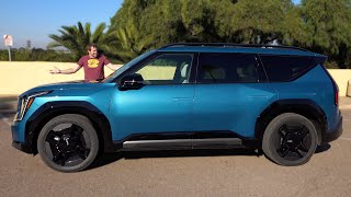 2024 Kia EV9 Review An Affordable ThreeRow EV Crossover [upl. by Couchman]