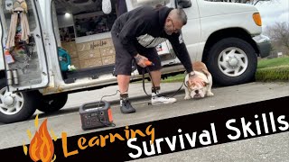 Learning Survival Skills  This Is Why Van Life Is Never Boring [upl. by Arehs]