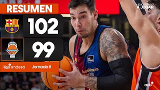 Barça  Valencia Basket 10299 RESUMEN  Liga Endesa 202425 [upl. by Atirak]