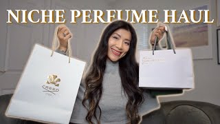 LUXURY PERFUME HAUL  MY FIRST NICHE FRAGRANCES 🛍️ MFK PARFUMS DE MARLY CREED [upl. by Yrolg]