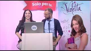 Violetta  Videochat con Francesca  Lodovica Comello  7 giugno 2012 [upl. by Coreen]