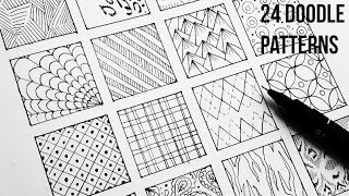 How to Doodle Patterns Part 2  Doodle art Doodling How to Doodle [upl. by Bekha]