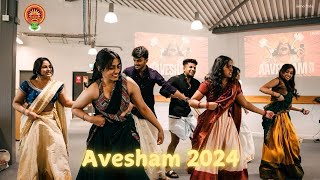 Avesham 2024  Onam Dance Performance  UWE Nursing Students [upl. by Eyllom]