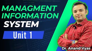 Management Information System  MIS meaning  Unit 1  BBA  MBA 2 Sem [upl. by Romelle]