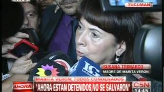 C5N  CASO MARITA VERON TODOS CONDENADOS HABLA SUSANA TRIMARCO [upl. by Eggleston279]