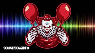 Creepy Clown Laugh Sound Effect Insane Scary Cinematic Laugh for Horror Editing [upl. by Lipfert]